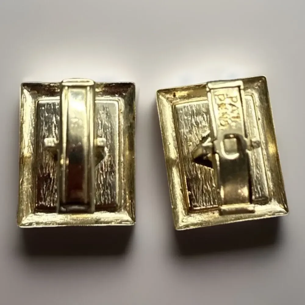 Krementz MCM Jazz Cufflinks Tie Bar Piano Bass w/Original Box 14k Gold Overlay